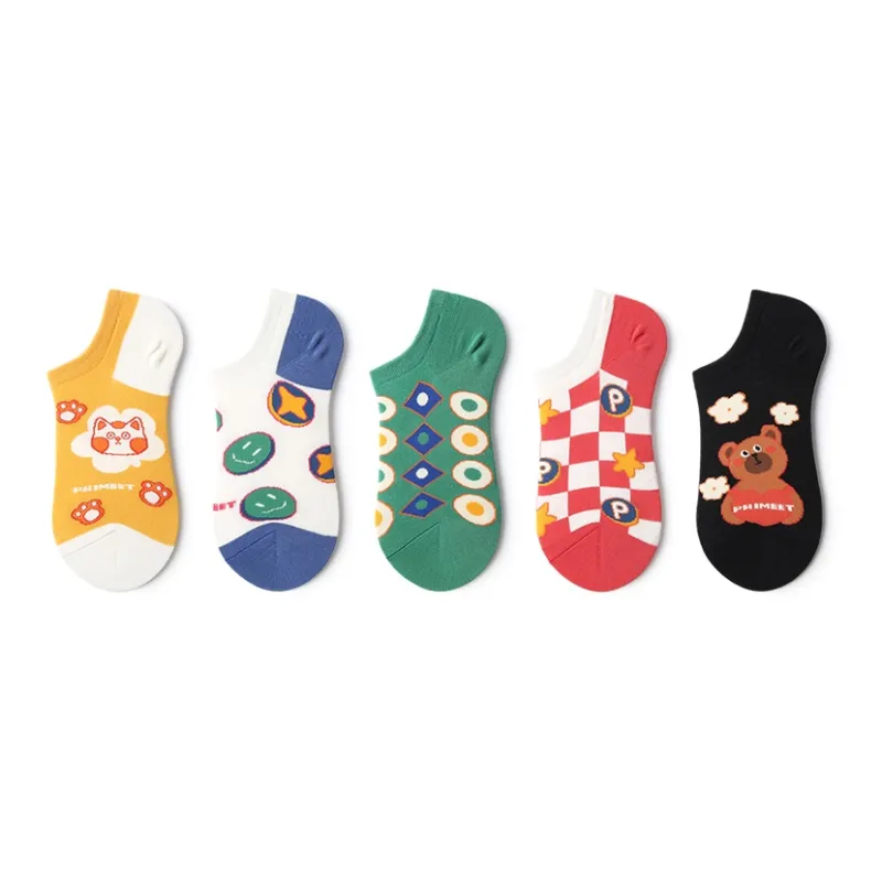 Primeet Ankle Socks Women's 5 Pack-2