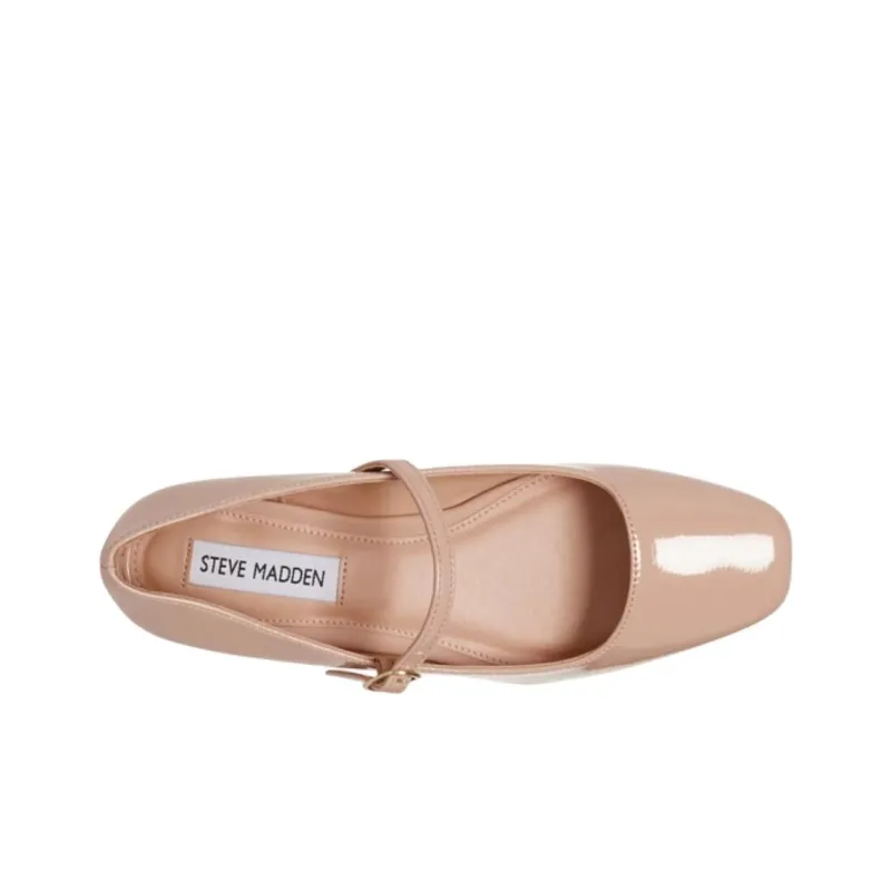 STEVE MADDEN Flat Mary Jane Shoes 1.1cm Women's Nude-4