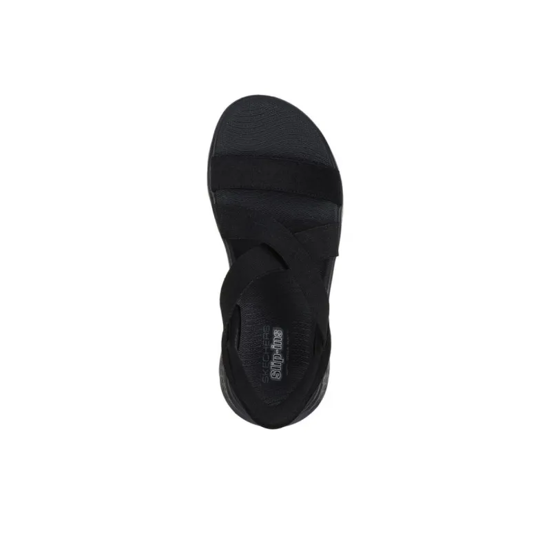 Skechers Go Walk Fle Beach Sandals Women's Black-2