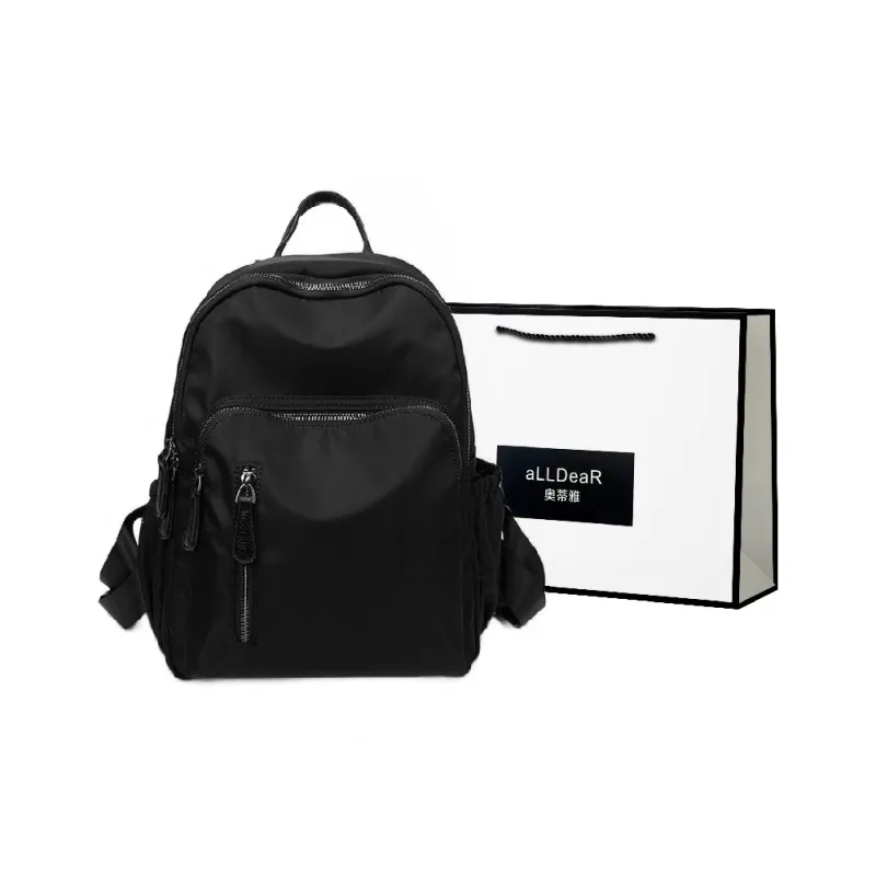 ALLDeaR Oxford Backpack Regular Women's Apricot & Brown/Apricot Gray/Dark Gray/Versatile Black-9