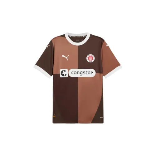 PUMA St. Pauli 2024-25 Home Kit Soccer Jerseys Men Brown