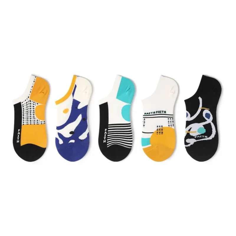 Primeet No Show Socks Women's 5 Pack-14
