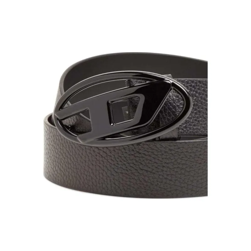 DIESEL B 1dr Logo buckle Belt-1