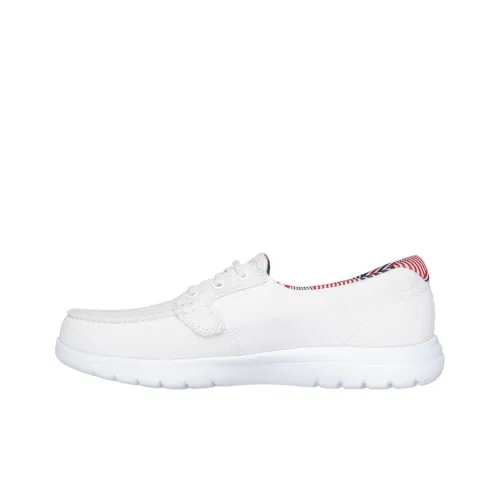 Skechers ON THE GO Anti-used Wear-Resistant Low-Top Casual Shoes Women's White