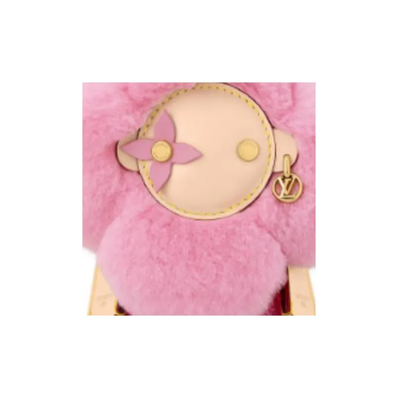 LOUIS VUITTON Leather Pendant Bag Merchandise Women's Pink-2