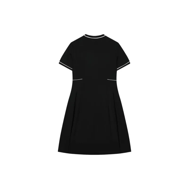 FILA Short Sleeved Dresses Women's Jet Black-1
