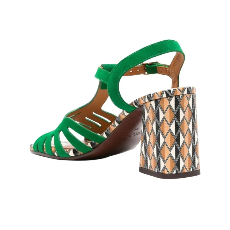 CHIE MIHARA 90mm Pesca Geometric print Sandals Women's-3