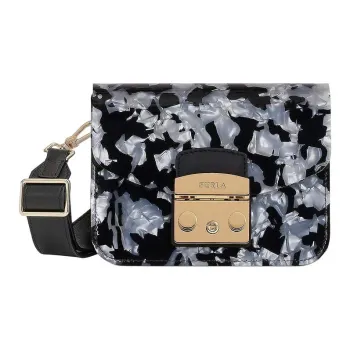 Furla Metropolis Collection Cow Leather Shoulder Bag Crossbody Bag Women's Multicolor