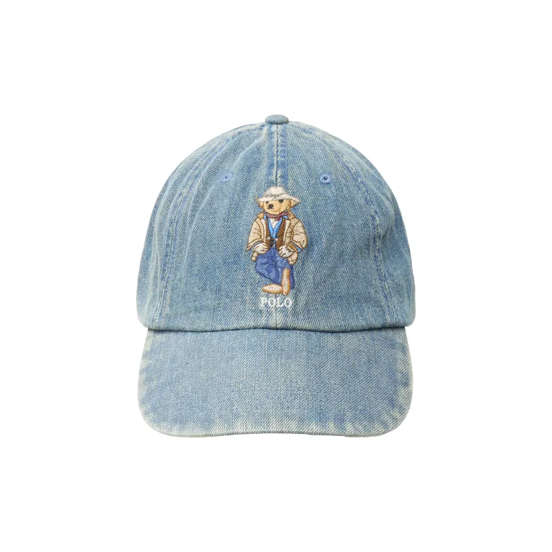 Polo Ralph Lauren Cotton Baseball Caps Unisex Blue-1