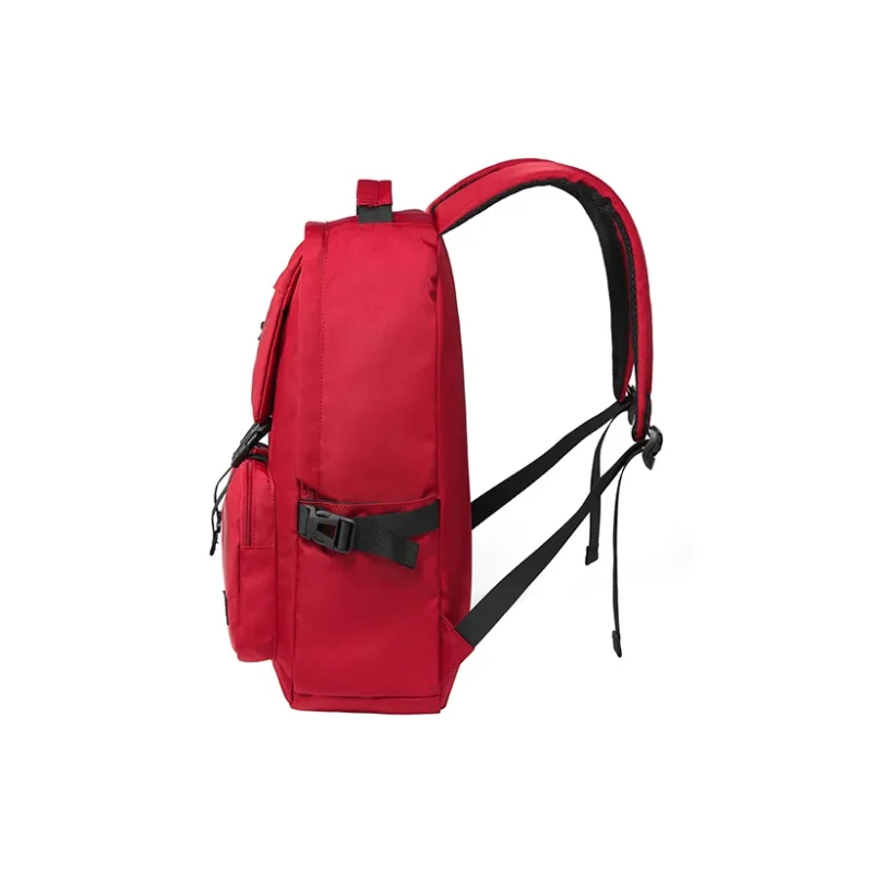 Yohji Kimura Oxford Backpack Regular Unisex Burgundy/Black/Light Khaki-16