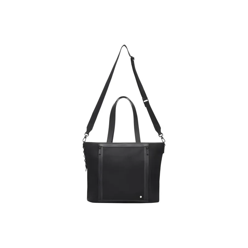 LI NING 1990 Polyurethane Handbag, Shoulder Bag, Crossbody Bag Regular Unisex Black-0