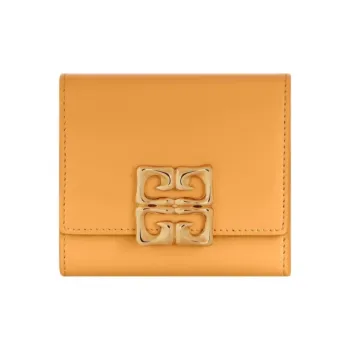 Givenchy 4G Calfskin Wallet Women's Blush Orange