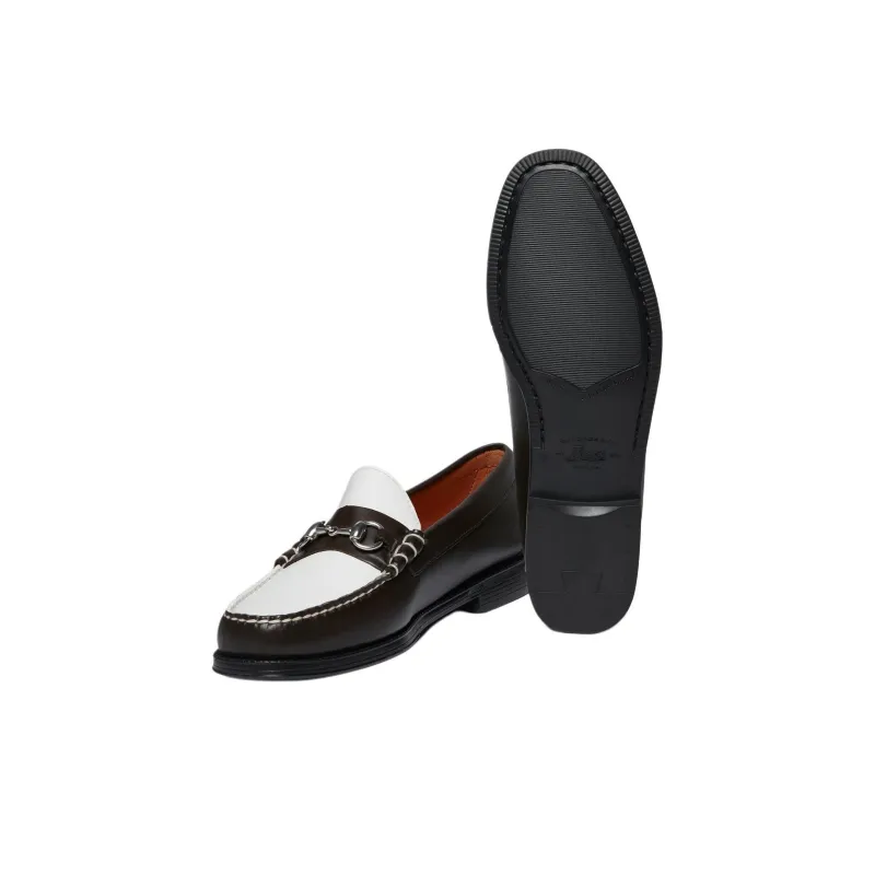G.H. Bass & Co. Easy Weejuns Loafers Men's Black White-5