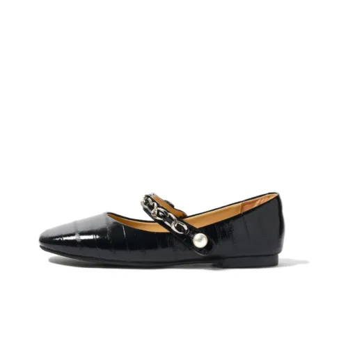 STEVE MADDEN Flat Mary Jane Shoes 1.3cm Women's Black