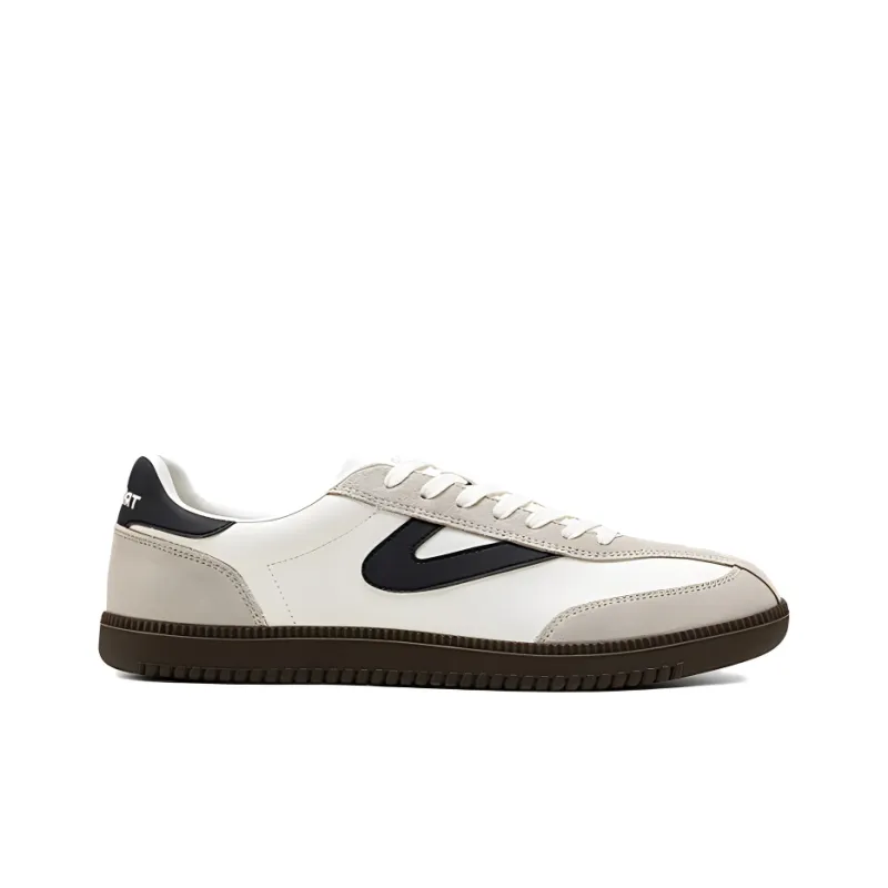 TRETORN Low Top Skateboard Shoes Unisex Beige White Black-1