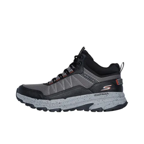 Skechers Go Run Trail Running Shoes Men Low-Top Charcoal