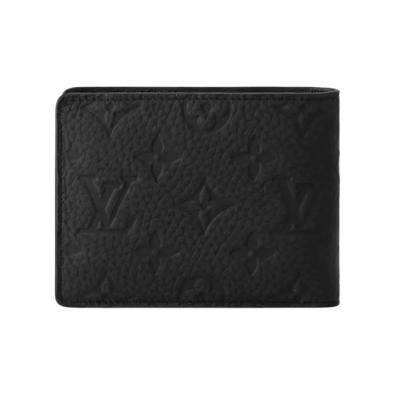 LOUIS VUITTON Wallet Multiple Taurillon Black-2