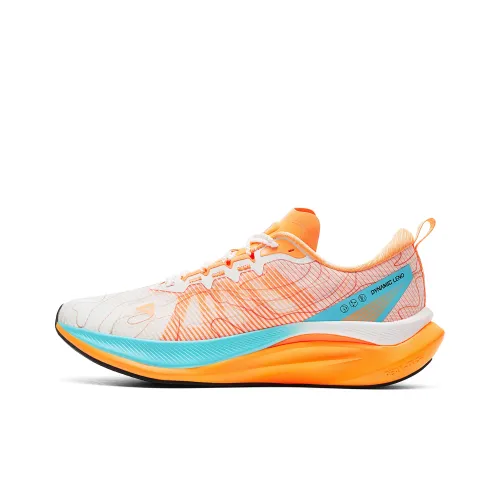 PEAK Running Shoes Men Low-Top Ultra-Light White/Orange