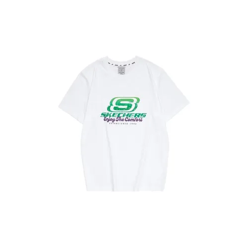 Skechers Soda Series T-Shirts Unisex Bright White