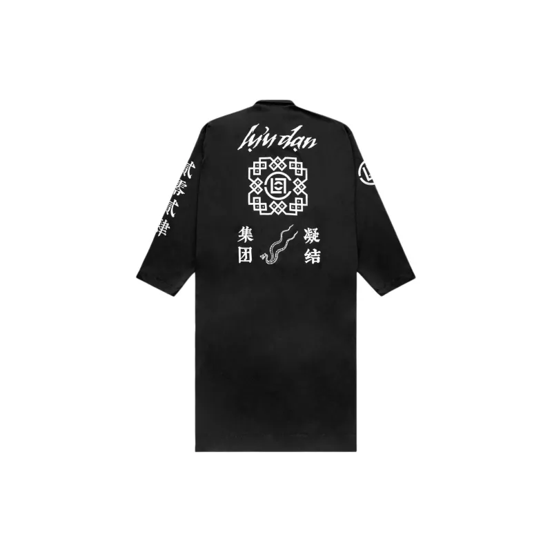 CLOT x LUU DAN Coats Unisex Black-1