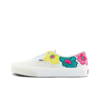 The Museum Visitor x Vans Authentic Coverage Wear-Resistant Low-Top Skateboard Shoes Unisex White