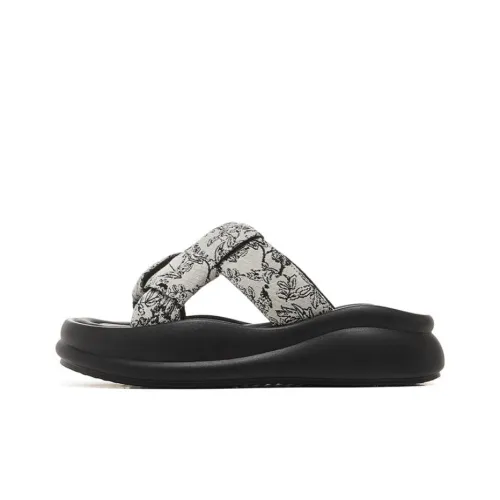 JOSINY Slide Slippers Women's Black/White