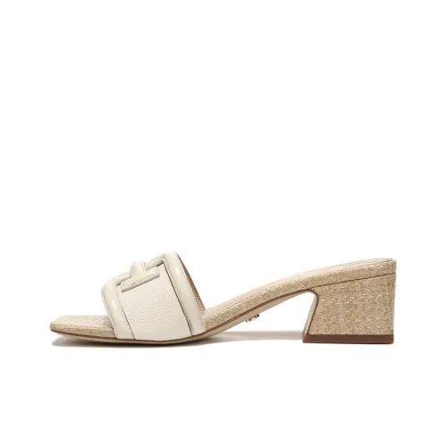 SAM EDELMAN Rubber Sole Abrasion Resistant Slide Slippers Women's White