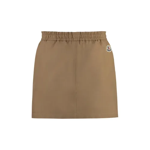 Moncler Casual Short Skirts Women's Camel