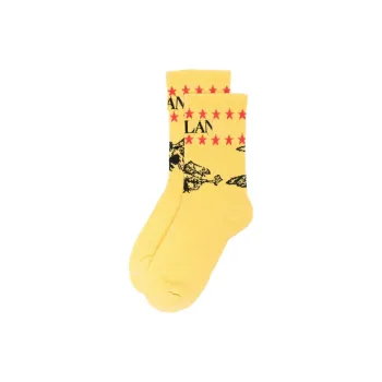 Lanvin Mid-Calf Socks Men's 1 Pack Yellow