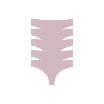 Victoria's Secret MINDD 5-Pack Regular Rise Thong Panties / V Underpants Women's 5 Pack Vintage Rose