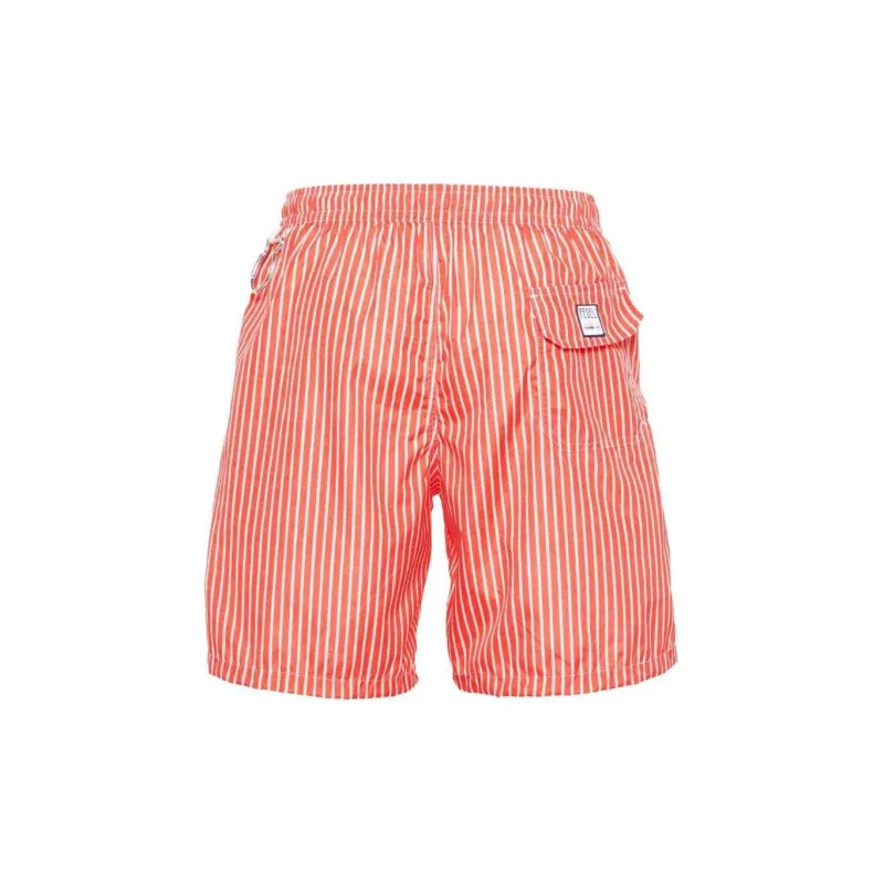 FEDELI Positano Striped Swim Shorts-1