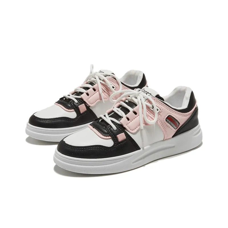 Little Red Man Lightweight Height Increasing Coverage Low-Top Skateboard Shoes Women's-10