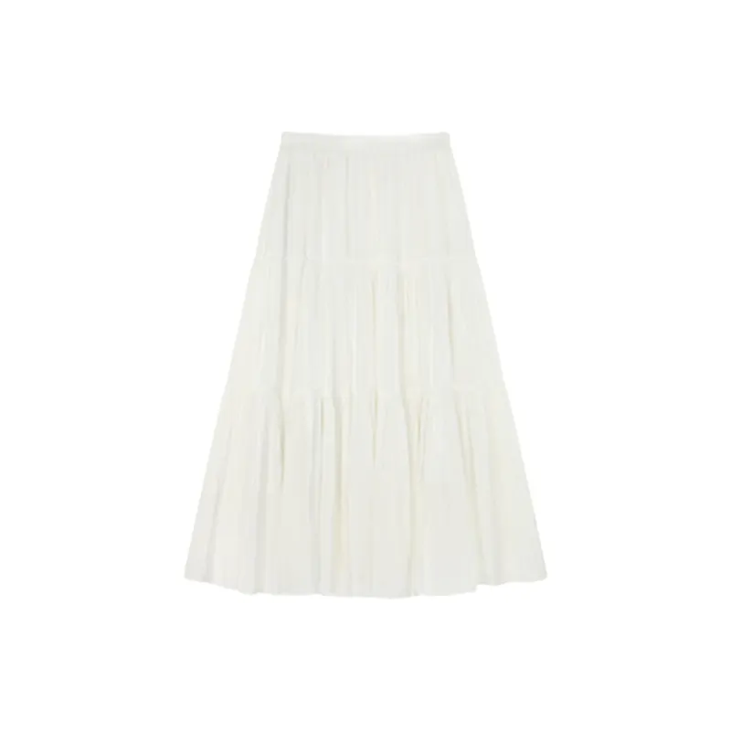 THE SEA LIFE Casual Long Skirt Women's Ice Cream-1