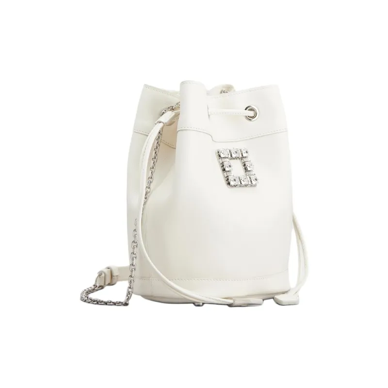 Roger Vivier Très Vivier Embellished Bucket Bag-1