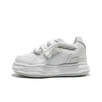DVO Abrasion Resistant Slip Resistant Low Top Stylish Skateboarding Shoes Unisex White