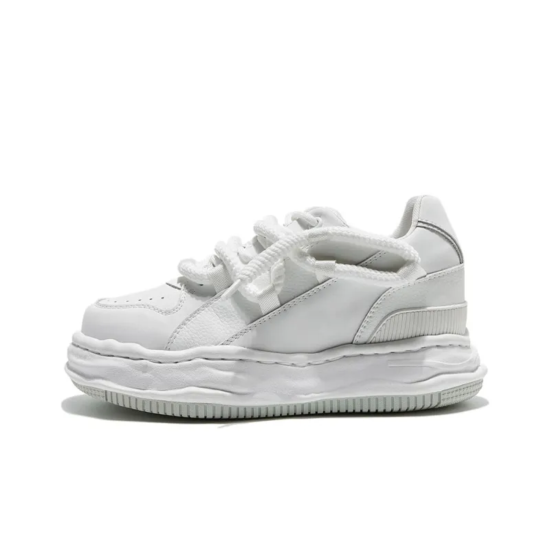 DVO Abrasion Resistant Slip Resistant Low Top Stylish Skateboarding Shoes Unisex White-0