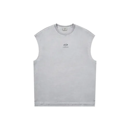 CHINISM Tank Tops Unisex Light Gray