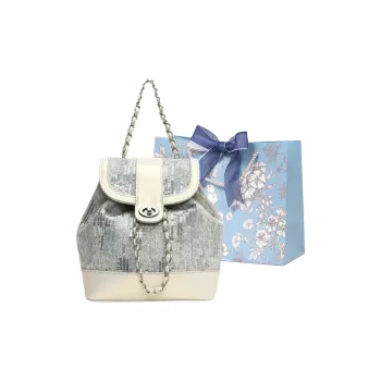 REDOO PU Backpack Women's Pearl White/Pink