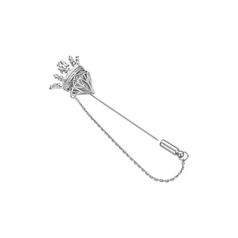 MYSH 925 Sterling Silver Brooches Men's-2
