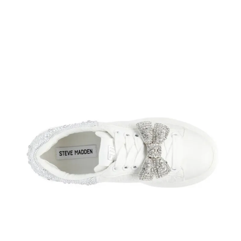 STEVE MADDEN Low-Top Skateboard Shoes Men's White-3