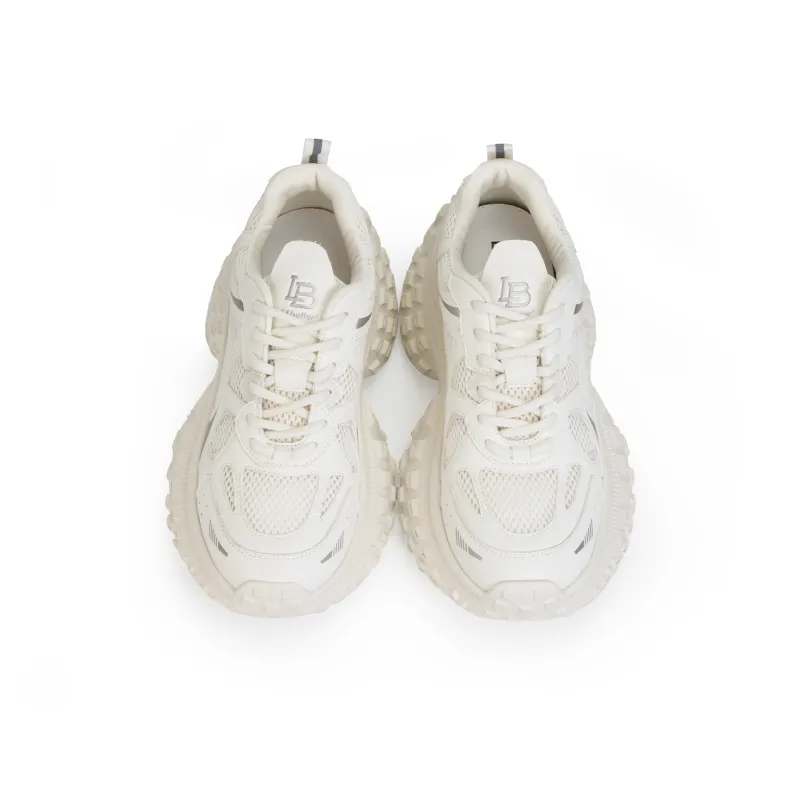 Lilbetter Chunky Sneakers Unisex Low Top White-2