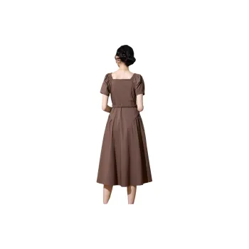 SMEN Short Sleeved Dresses Women's