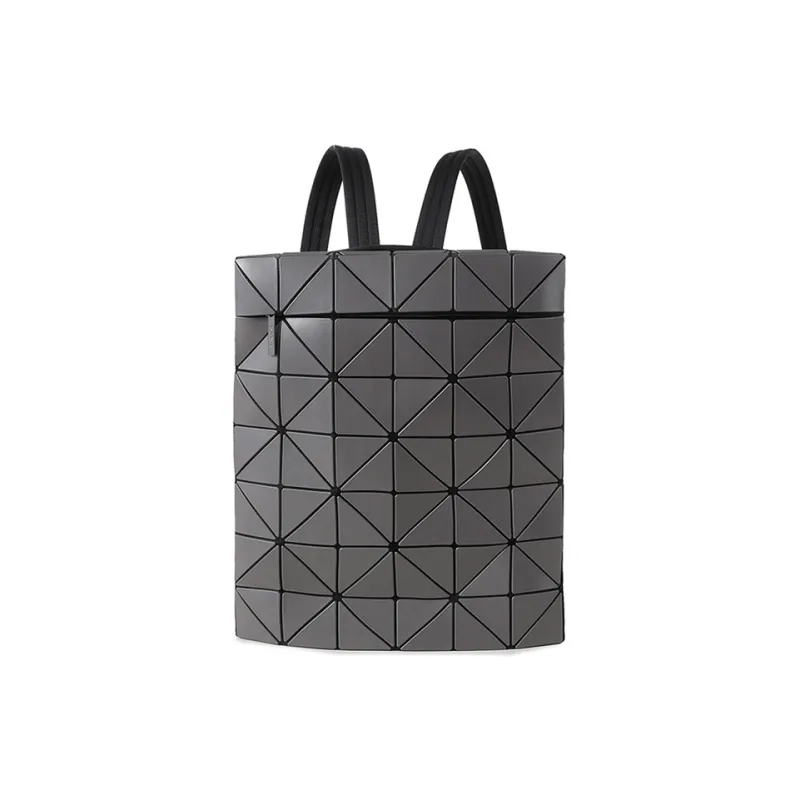 ISSEY MIYAKE BLOCKY PVC Backpack Unisex Charcoal Gray-0