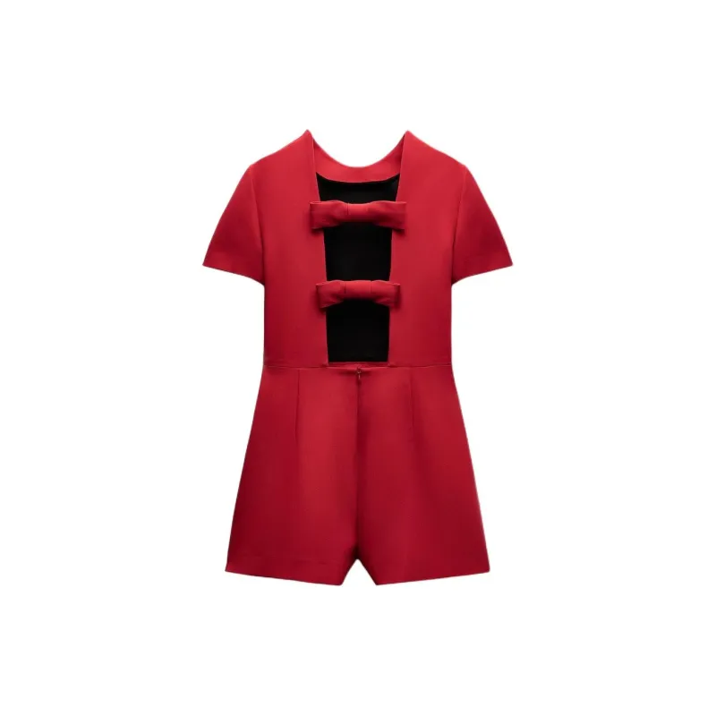 ZARA Bodysuits Women's Deep Red-1