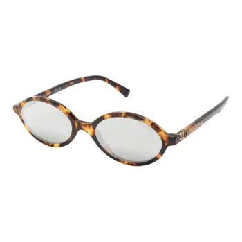 MIU MIU Runway Logo-plaque Sunglasses