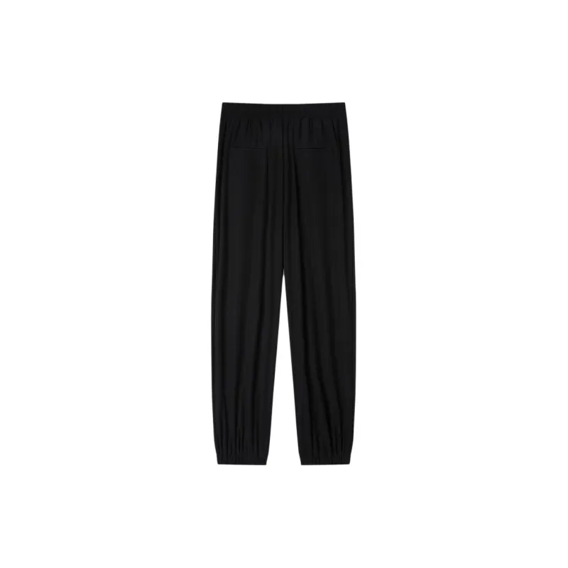 EICHITOO Knitted Sweatpants Women's Black-1