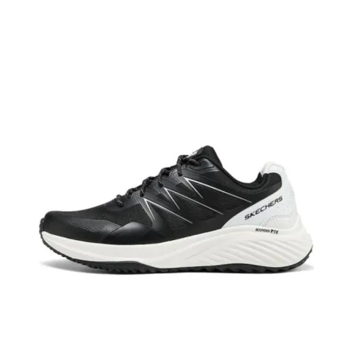 Skechers 302088n Cushioning Anti Slip And Wear Resistant Support Balance Low Top Running Shoes Men's Black White
