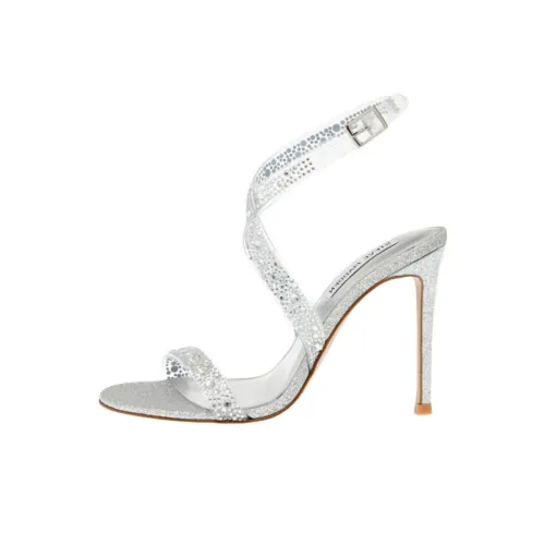 STEVE MADDEN Strap Sandals 10cm Women's Silver