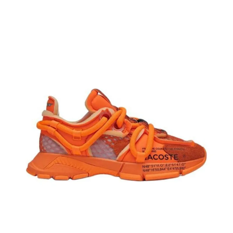 LACOSTE L003 Low Top Casual Shoes Women's Orange-1