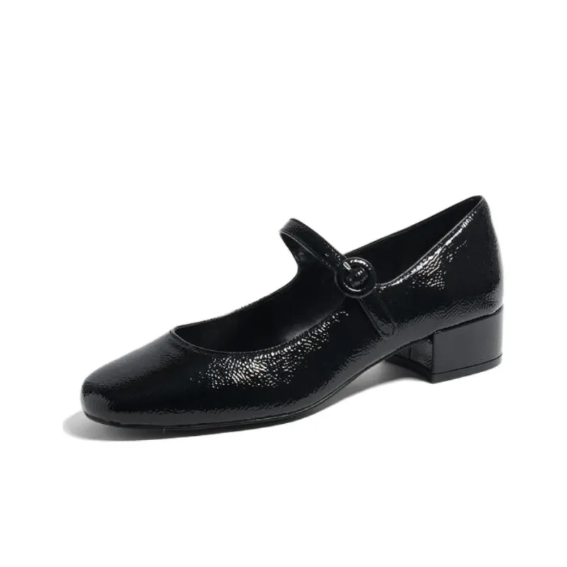 STEVE MADDEN Chunky Heel Mary Jane Shoes 3cm Women's-9